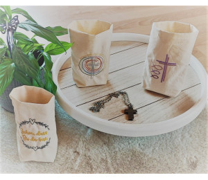 Stickserie ITH - Lichtbeutel christiliche Motive